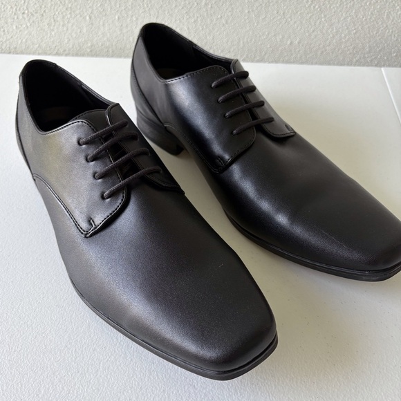 Calvin Klein Other - Calvin‎ Klein Brodie2 Black Lace Up Oxford Leather Upper Size 9.5 Office Suit